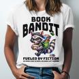 Racoon-Bookworm-Book Bandit-Fueled By Fiction Unisex Jersey T-Shirt Racoon-Bookworm-Book Bandit-Fueled By Fiction Unisex Jersey T-Shirt