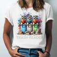 Racoons Trash Reader Book Lover Romantic Novels Premium Unisex Jersey T-Shirt Racoons Trash Reader Book Lover Romantic Novels Premium Unisex Jersey T-Shirt
