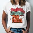 Read Books Lift Weights Fight Fascists Reading No Kings Premium Tri-Blend Unisex Jersey T-Shirt Read Books Lift Weights Fight Fascists Reading No Kings Premium Tri-Blend Unisex Jersey T-Shirt
