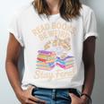Read Books Be Weird Stay Feral Cat Unisex Jersey T-Shirt Read Books Be Weird Stay Feral Cat Unisex Jersey T-Shirt