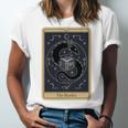 The Reader Tarot Card Mystic Dragon Book Magic Unisex Jersey T-Shirt The Reader Tarot Card Mystic Dragon Book Magic Unisex Jersey T-Shirt