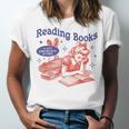 Reading Books I Can't Emotionally Handle Book Lover Unisex Jersey T-Shirt Reading Books I Can't Emotionally Handle Book Lover Unisex Jersey T-Shirt
