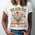 Reading Squad Book Lover Bookish Floral Readers Make Leaders Unisex Jersey T-Shirt Reading Squad Book Lover Bookish Floral Readers Make Leaders Unisex Jersey T-Shirt