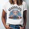 Readsolotl Book Lover Reading Axolotl Kids Reader Unisex Jersey T-Shirt Readsolotl Book Lover Reading Axolotl Kids Reader Unisex Jersey T-Shirt