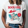 Retro Book Girl Summer For Women Beach Reading Unisex Jersey T-Shirt Retro Book Girl Summer For Women Beach Reading Unisex Jersey T-Shirt