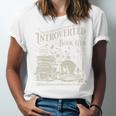 Retro Proud Anti Social Member Of Introverted Book Club Premium Tri-Blend Unisex Jersey T-Shirt