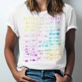 Return To Library Card Book Due Date Bookish Rainbow Reading Unisex Jersey T-Shirt