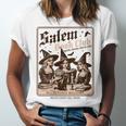 Salem Book Club Bookish Halloween Retro Salem Witch Book Unisex Jersey T-Shirt