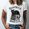 Salem Witch Book Club Bookish Halloween Cat Women Unisex Jersey T-Shirt Salem Witch Book Club Bookish Halloween Cat Women Unisex Jersey T-Shirt