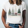 Seasons Readings Christmas Tree Book Lover Unisex Jersey T-Shirt Seasons Readings Christmas Tree Book Lover Unisex Jersey T-Shirt