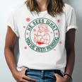 He Sees What You'Ve Been Reading Christmas Book Lover Shirt Unisex Jersey T-Shirt