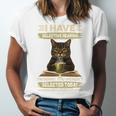 i Have Selective Hearing Cat Coffee Books Retro Unisex Jersey T-Shirt
