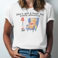 She's Got A Book For Every Situation Unisex Jersey T-Shirt She's Got A Book For Every Situation Unisex Jersey T-Shirt
