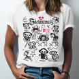 Skelanimals I Bite Vintage Retro Dead Pet Textbook Collage Unisex Jersey T-Shirt