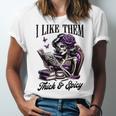 Smut Reader Spicy Book Romance I Like Them Thick & Spicy Unisex Jersey T-Shirt Smut Reader Spicy Book Romance I Like Them Thick & Spicy Unisex Jersey T-Shirt