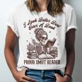 Smut Reader Spicy Romance Look Better Bent That Over A Book Unisex Jersey T-Shirt Smut Reader Spicy Romance Look Better Bent That Over A Book Unisex Jersey T-Shirt