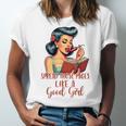 Smutty Spicy Book Reader Spread Those Pages Like A Good Girl Unisex Jersey T-Shirt Smutty Spicy Book Reader Spread Those Pages Like A Good Girl Unisex Jersey T-Shirt