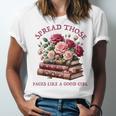 Spicy Books Spread Those Pages Like A Good Girl Dark Romance Unisex Jersey T-Shirt Spicy Books Spread Those Pages Like A Good Girl Dark Romance Unisex Jersey T-Shirt