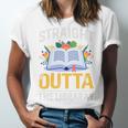 Straight Outta The Library Book Lover Men Women Premium Tri-Blend Unisex Jersey T-Shirt Straight Outta The Library Book Lover Men Women Premium Tri-Blend Unisex Jersey T-Shirt