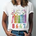 Subtle Floral Foxglove Daisy Tulip Book Lover Unisex Jersey T-Shirt Subtle Floral Foxglove Daisy Tulip Book Lover Unisex Jersey T-Shirt