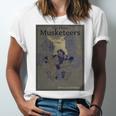 The Three Musketeers Book Cover Unisex Jersey T-Shirt The Three Musketeers Book Cover Unisex Jersey T-Shirt
