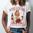 Valentine’s Day Wine Lovers Book Club We Read Wine Labels Unisex Jersey T-Shirt Valentine’s Day Wine Lovers Book Club We Read Wine Labels Unisex Jersey T-Shirt