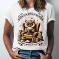 Wise Owl Reading Books Unisex Jersey T-Shirt