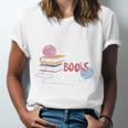A Woman Cannot Survive On Books Alone She Also Needs Yarn Premium Unisex Jersey T-Shirt