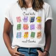 Women Cool Kids Read Books Teacher Back To School Librarian Unisex Jersey T-Shirt