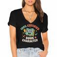 100 Certified Book Character Costumes For Kids Storybook Women's Jersey Short Sleeve Deep V-Neck Tshirt