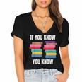 67 Reading Books 6 7 If You Know Six Seven Women's Jersey Short Sleeve Deep V-Neck Tshirt 67 Reading Books 6 7 If You Know Six Seven Women's Jersey Short Sleeve Deep V-Neck Tshirt