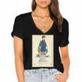 American Girl Meet Molly Book Cover Women's Jersey Short Sleeve Deep V-Neck Tshirt