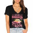 Author It's A Wonderful Day To Write A Book Women's Jersey Short Sleeve Deep V-Neck Tshirt