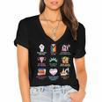 BLM Human Rights Feminism Trans Science Books LGBTQ Quote Women's Jersey Short Sleeve Deep V-Neck Tshirt BLM Human Rights Feminism Trans Science Books LGBTQ Quote Women's Jersey Short Sleeve Deep V-Neck Tshirt