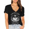 A Book A Day Keep The Mental Breakdown Away Women's Jersey Short Sleeve Deep V-Neck Tshirt