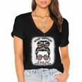 Book Lover What Happens At Book Club Stays Messy Bun Girls Women's Jersey Short Sleeve Deep V-Neck Tshirt Book Lover What Happens At Book Club Stays Messy Bun Girls Women's Jersey Short Sleeve Deep V-Neck Tshirt