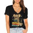 Book Lover Koala Reading Bookish Library Read Books Be Kind Women's Jersey Short Sleeve Deep V-Neck Tshirt Book Lover Koala Reading Bookish Library Read Books Be Kind Women's Jersey Short Sleeve Deep V-Neck Tshirt