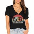 Book Shirt I Closed My Book To Be Here Nerdy Books Women's Jersey Short Sleeve Deep V-Neck Tshirt Book Shirt I Closed My Book To Be Here Nerdy Books Women's Jersey Short Sleeve Deep V-Neck Tshirt