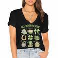 ALL Booked For St Patricks Day Bookish Leprechaun Bookworm Women's Jersey Short Sleeve Deep V-Neck Tshirt ALL Booked For St Patricks Day Bookish Leprechaun Bookworm Women's Jersey Short Sleeve Deep V-Neck Tshirt