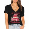 All Booked For Valentines Librarian Book Lover Teacher Women's Jersey Short Sleeve Deep V-Neck Tshirt All Booked For Valentines Librarian Book Lover Teacher Women's Jersey Short Sleeve Deep V-Neck Tshirt