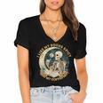 I Like My Books Spicy & My Coffee Icy Skeleton Read Book Women's Jersey Short Sleeve Deep V-Neck Tshirt I Like My Books Spicy & My Coffee Icy Skeleton Read Book Women's Jersey Short Sleeve Deep V-Neck Tshirt