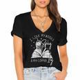 I Like My Books Spicy And My Coffee ICY Women's Jersey Short Sleeve Deep V-Neck Tshirt I Like My Books Spicy And My Coffee ICY Women's Jersey Short Sleeve Deep V-Neck Tshirt