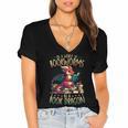 Bookworms Be A Book Dragon Literature Reading & Book Lover Women's Jersey Short Sleeve Deep V-Neck Tshirt
