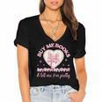 Buy Me Books And Tell Me I'm Pretty Coquette Book Lover Women's Jersey Short Sleeve Deep V-Neck Tshirt Buy Me Books And Tell Me I'm Pretty Coquette Book Lover Women's Jersey Short Sleeve Deep V-Neck Tshirt