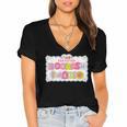 Certified Bookish Baddie Cute Book Lover Women's Jersey Short Sleeve Deep V-Neck Tshirt Certified Bookish Baddie Cute Book Lover Women's Jersey Short Sleeve Deep V-Neck Tshirt
