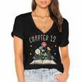 Chapter 12th Birthday Bookworm 12 Years Old For Book Lovers Women's Jersey Short Sleeve Deep V-Neck Tshirt Chapter 12th Birthday Bookworm 12 Years Old For Book Lovers Women's Jersey Short Sleeve Deep V-Neck Tshirt