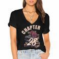 Chapter 28 28th Birthday Women Book Lovers Its My Birthday Women's Jersey Short Sleeve Deep V-Neck Tshirt Chapter 28 28th Birthday Women Book Lovers Its My Birthday Women's Jersey Short Sleeve Deep V-Neck Tshirt