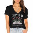 Chapter 30 A Literary Milestone Book Lover Hello 30 Women's Jersey Short Sleeve Deep V-Neck Tshirt Chapter 30 A Literary Milestone Book Lover Hello 30 Women's Jersey Short Sleeve Deep V-Neck Tshirt