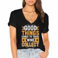 Comic Book Collector Meme Quote Women's Jersey Short Sleeve Deep V-Neck Tshirt Comic Book Collector Meme Quote Women's Jersey Short Sleeve Deep V-Neck Tshirt