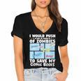 Comics Collecting Book Collector Guide Comics Lover Women's Jersey Short Sleeve Deep V-Neck Tshirt Comics Collecting Book Collector Guide Comics Lover Women's Jersey Short Sleeve Deep V-Neck Tshirt